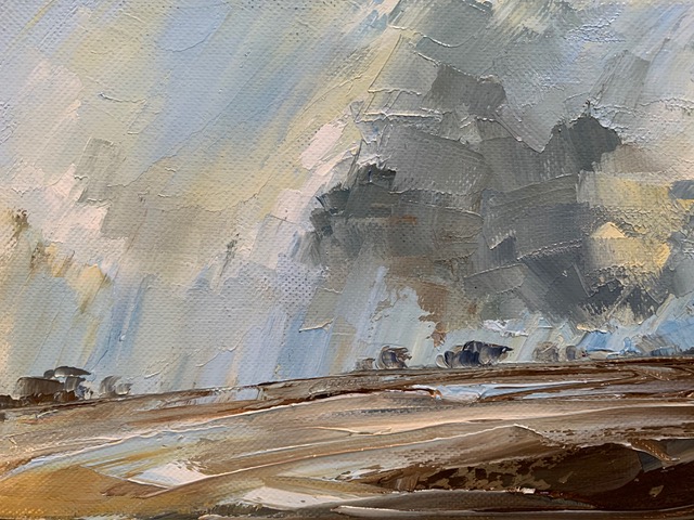 Passing storm - 21 x 15 cms - Sold