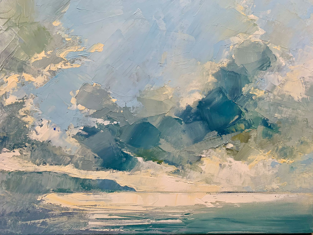 Morning Light over Skye 35 cm x 25cm - Sold
